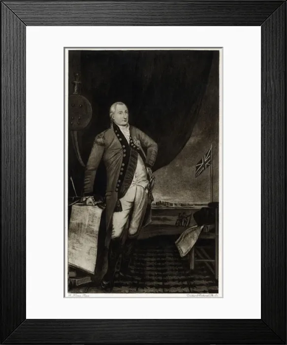 Framed Print : Lieutenant General Earl Cornwallis, KG Framed Print : Lieutenant General Earl Cornwallis, KG