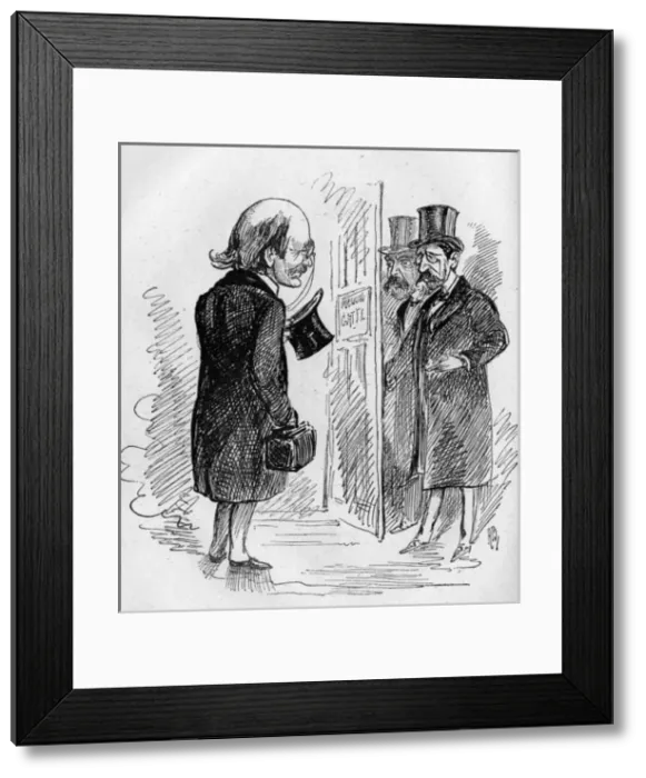 Framed Print : Caricature of Dion Boucicault, Irish actor and playwright Framed Print : Caricature of Dion Boucicault, Irish actor and playwright