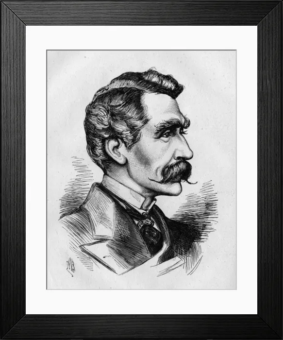 Framed Print : Portrait of E A Sothern, English actor Framed Print : Portrait of E A Sothern, English actor