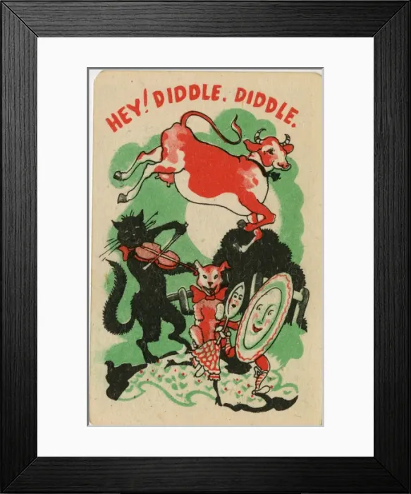 Framed Print : Snap card - Hey! Diddle, Diddle Framed Print : Snap card - Hey! Diddle, Diddle