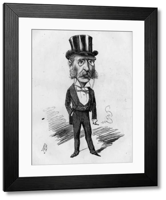 Framed Print : Caricature of Dr Lennox Browne, ENT specialist Framed Print : Caricature of Dr Lennox Browne, ENT specialist