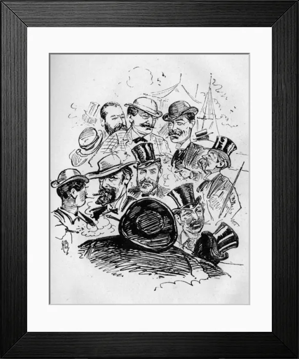 Framed Print : Cartoon, The Margate Boat Framed Print : Cartoon, The Margate Boat