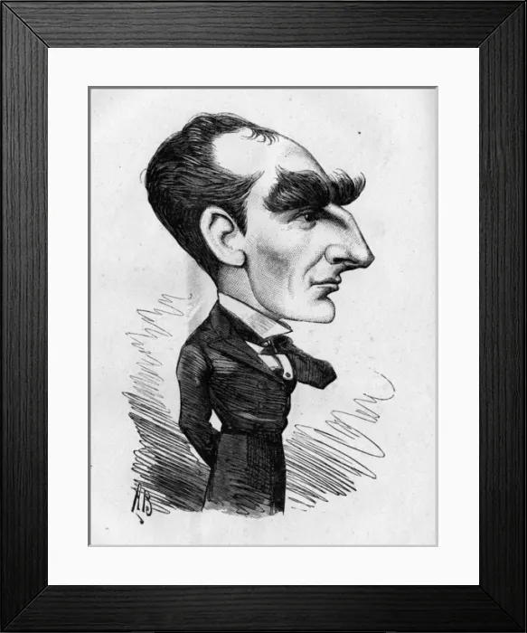 Framed Print : Caricature of A W Pinero, actor and playwright Framed Print : Caricature of A W Pinero, actor and playwright