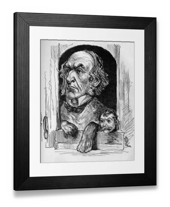 Framed Print : Caricature of W E Gladstone and Lord Randolph Churchill Framed Print : Caricature of W E Gladstone and Lord Randolph Churchill