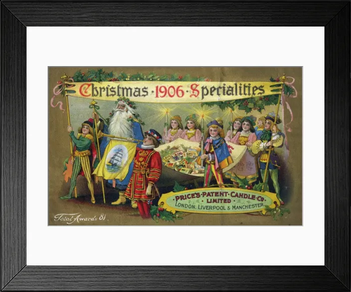Framed Print : Prices Candles, Christmas Specialities Framed Print : Prices Candles, Christmas Specialities
