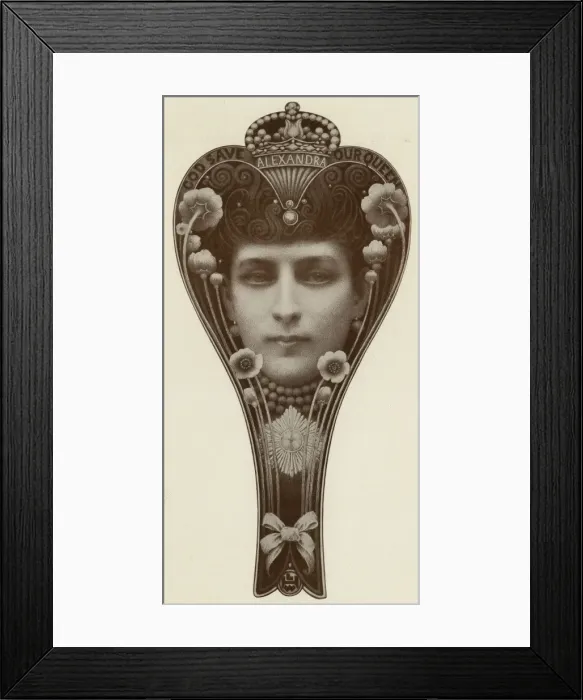 Framed Print : Queen Alexandra mask Framed Print : Queen Alexandra mask
