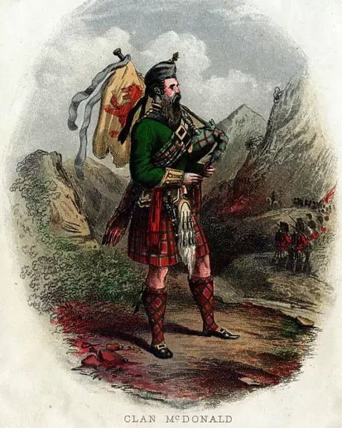 Scottish Types - Bagpipes, Clan McDonald