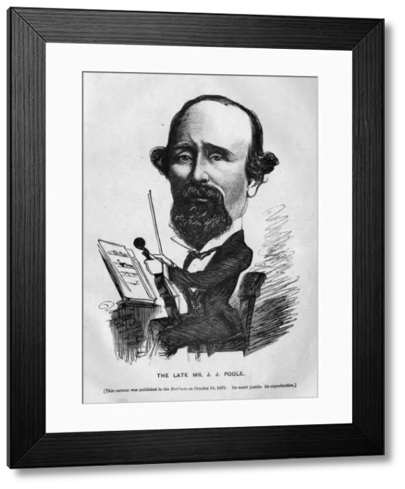 Framed Print : Portrait of John Joshua Poole, music hall proprietor Framed Print : Portrait of John Joshua Poole, music hall proprietor