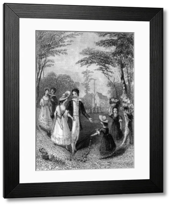 Framed Print : The May Queen Framed Print : The May Queen