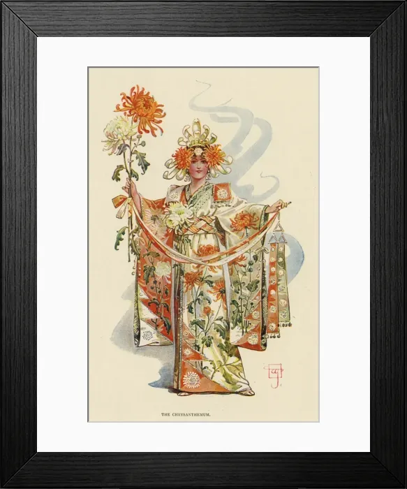 Framed Print : Fairies of the Garden - The Chrysanthemum Framed Print : Fairies of the Garden - The Chrysanthemum