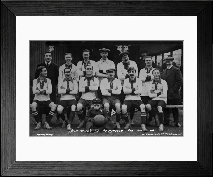 Framed Print : Football team of comics, Sam Mayos XI
