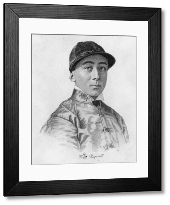 Framed Print : Fred Barrett, horseracing jockey