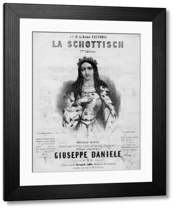 Framed Print : Music cover, La Schottisch by Giuseppe Daniele Framed Print : Music cover, La Schottisch by Giuseppe Daniele