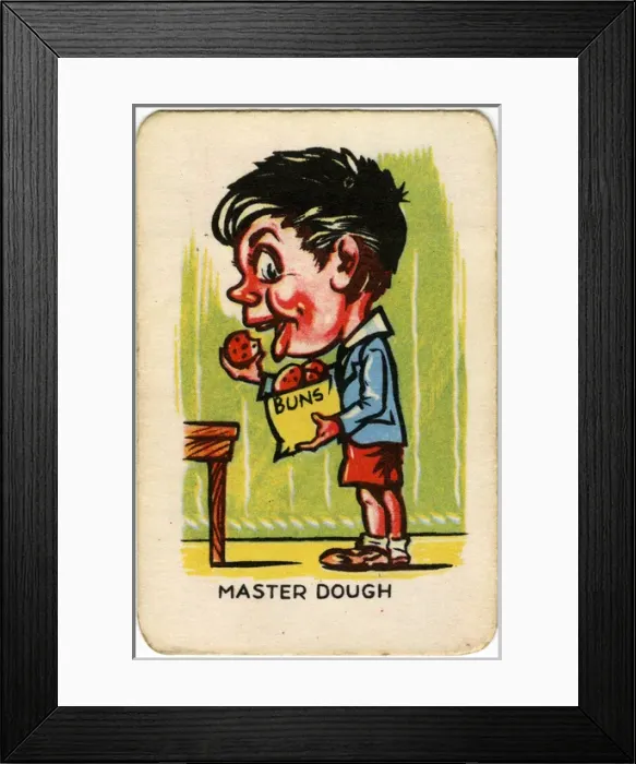 Framed Print : Happy Familes Playing Cards - Master Dough Framed Print : Happy Familes Playing Cards - Master Dough
