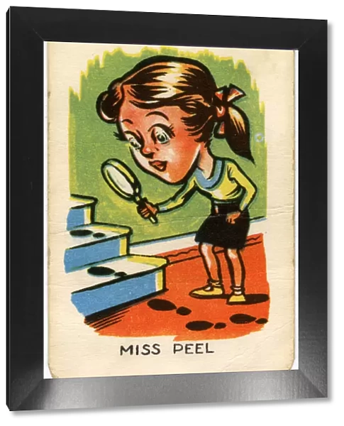 Happy Familes Playing Cards - Miss Peel