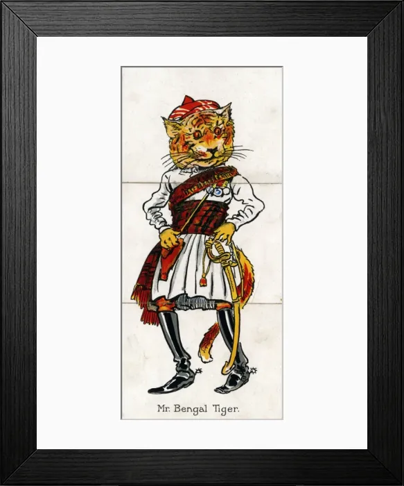 Framed Print : Zoological Misfitz - Mr Bengal Tiger Framed Print : Zoological Misfitz - Mr Bengal Tiger