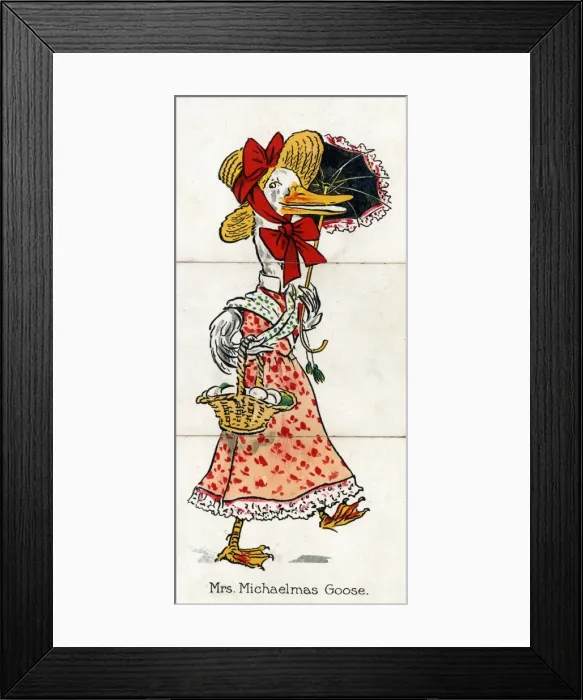 Framed Print : Zoological Misfitz - Mrs Michaelmas Goose Framed Print : Zoological Misfitz - Mrs Michaelmas Goose