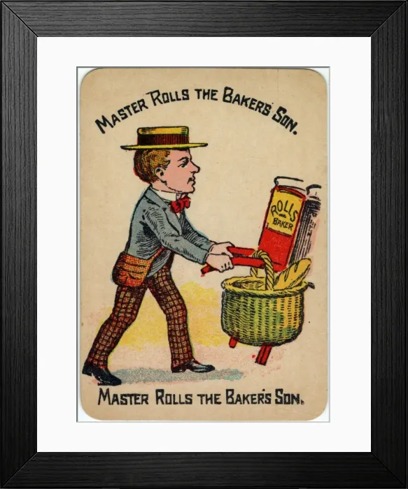 Framed Print : Happy Families Playing Cards - Master Rolls Framed Print : Happy Families Playing Cards - Master Rolls