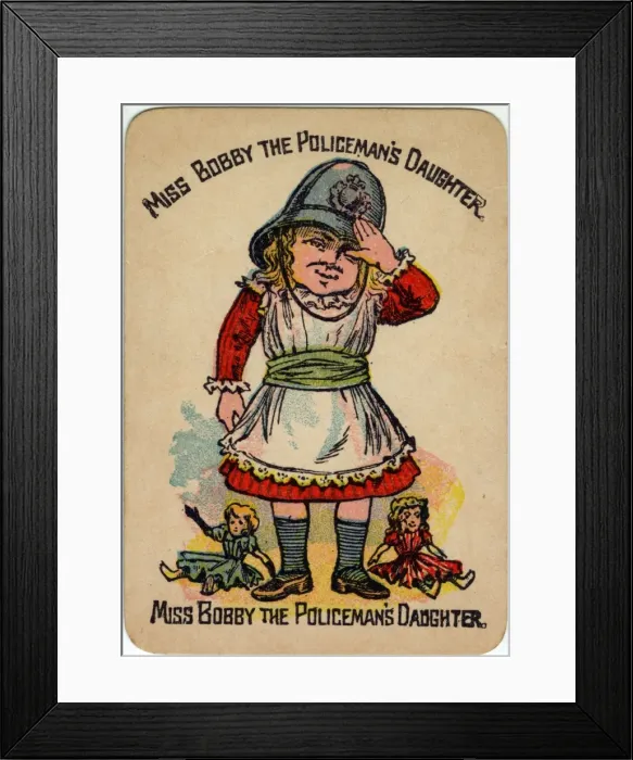 Framed Print : Happy Families Playing Cards - Miss Bobby Framed Print : Happy Families Playing Cards - Miss Bobby