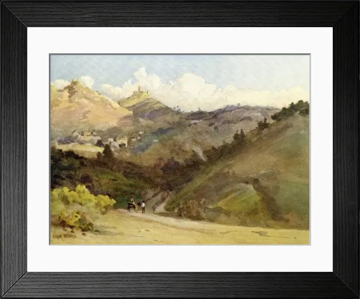 Framed Print : General view of Cintra from the plain Framed Print : General view of Cintra from the plain