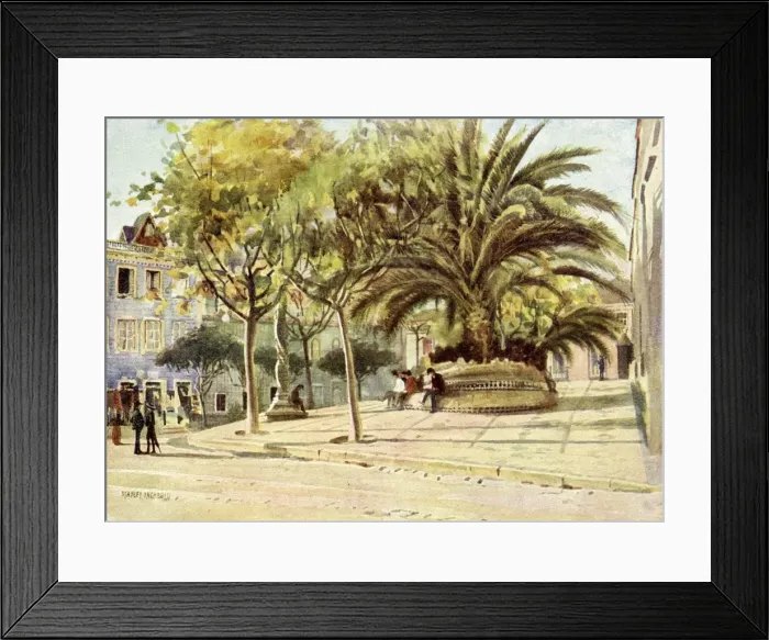 Framed Print : Largo Da Rainha D Amelia - Cintra Framed Print : Largo Da Rainha D Amelia - Cintra