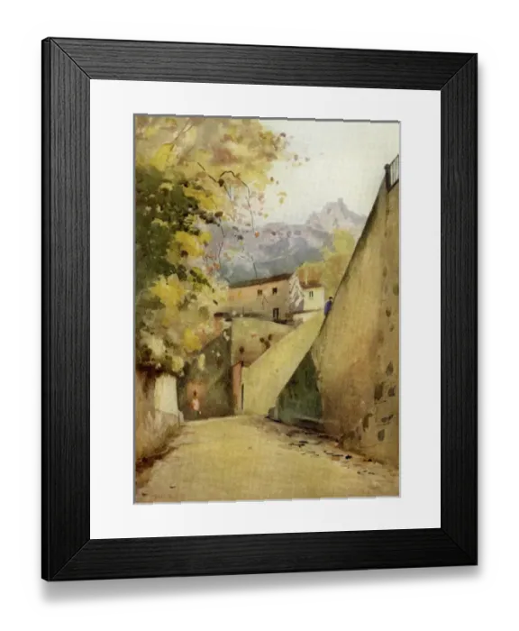 Framed Print : A street in Cintra Framed Print : A street in Cintra