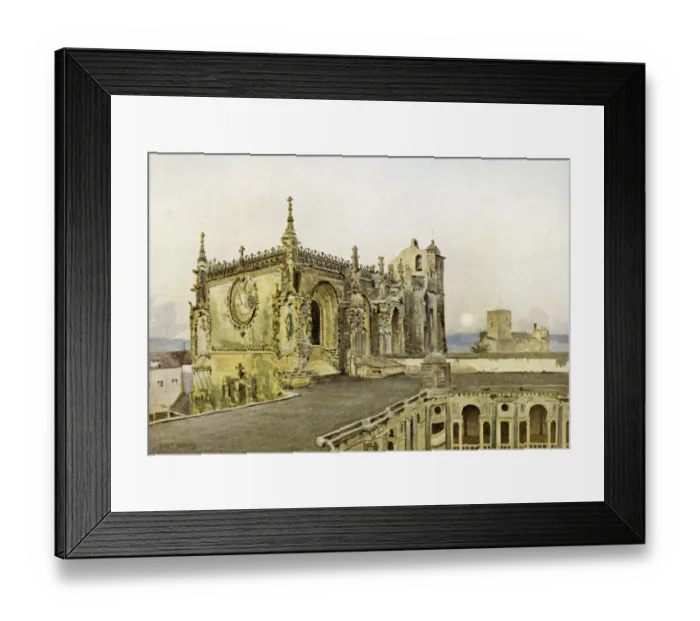 Framed Print : The Convent of Christ -Thomar Framed Print : The Convent of Christ -Thomar