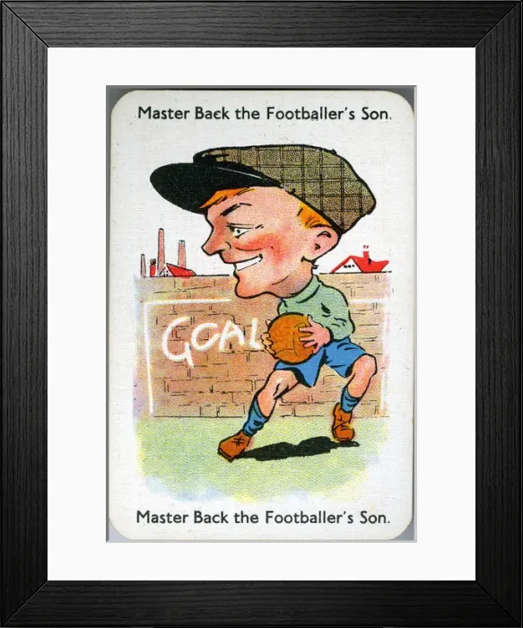 Framed Print : Happy Families Playing Cards - Master Back Framed Print : Happy Families Playing Cards - Master Back