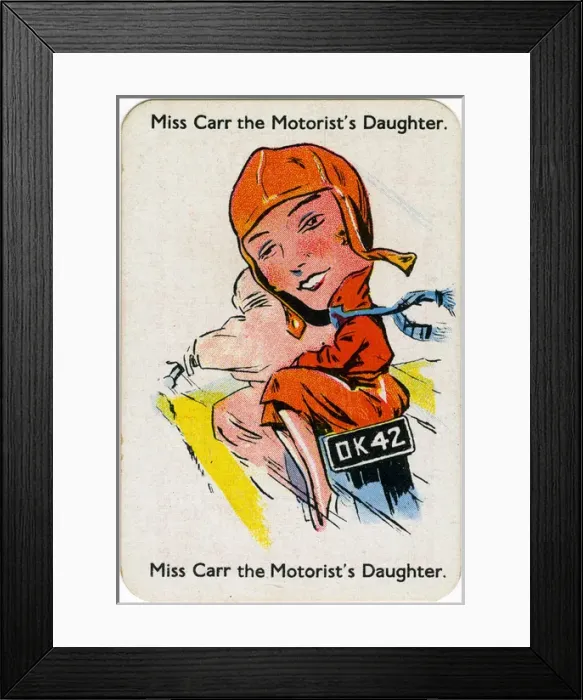 Framed Print : Happy Families Playing Cards - Miss Carr Framed Print : Happy Families Playing Cards - Miss Carr