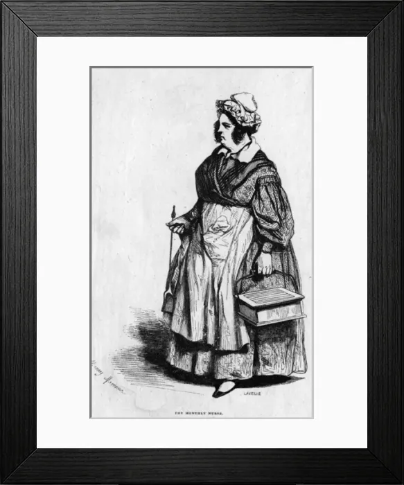 Framed Print : The Monthly Nurse Framed Print : The Monthly Nurse