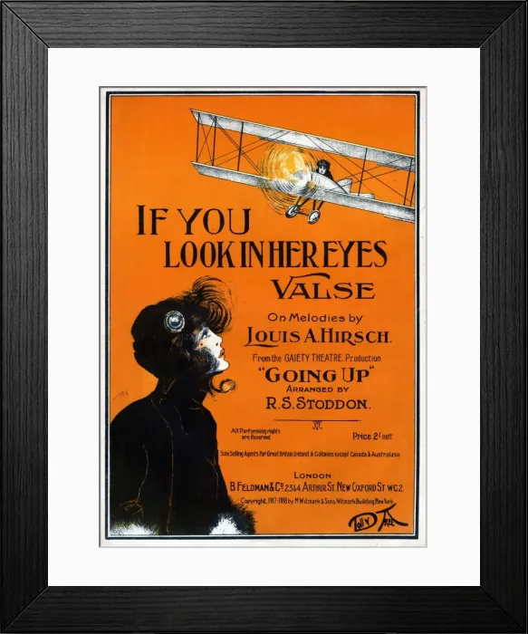 Framed Print : Music cover, If You Look in Her Eyes Framed Print : Music cover, If You Look in Her Eyes