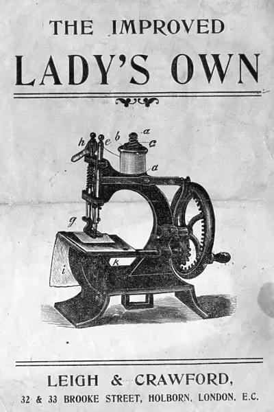 The Improved Ladys Own Sewing Machine