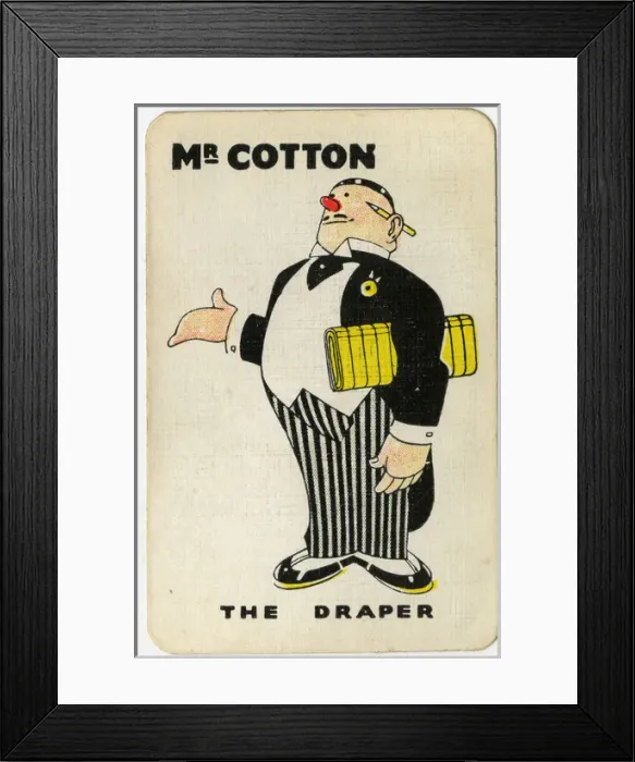 Framed Print : Kay Snap - Mr Cotton the Draper Framed Print : Kay Snap - Mr Cotton the Draper