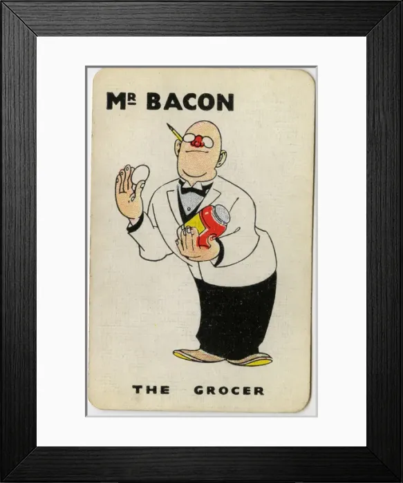 Framed Print : Kay Snap - Mr Bacon the Grocer Framed Print : Kay Snap - Mr Bacon the Grocer