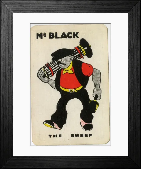 Framed Print : Kay Snap - Mr Black the Sweep Framed Print : Kay Snap - Mr Black the Sweep