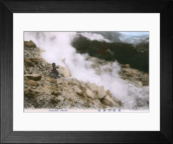 Framed Print : Owakudani - Hakone National Park, Japan - Boiling Waters Framed Print : Owakudani - Hakone National Park, Japan - Boiling Waters
