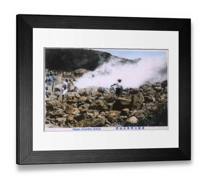Framed Print : Owakudani - Hakone National Park, Japan - Boiling Waters Framed Print : Owakudani - Hakone National Park, Japan - Boiling Waters