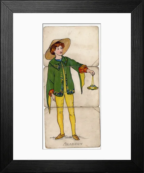 Framed Print : Little Folk Misfitz - Aladdin Framed Print : Little Folk Misfitz - Aladdin