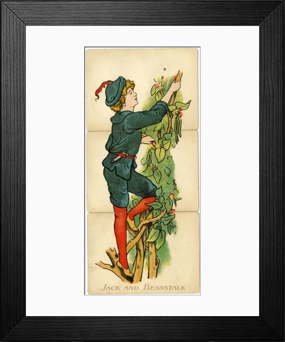 Framed Print : Little Folk Misfitz - Jack and Beanstalk Framed Print : Little Folk Misfitz - Jack and Beanstalk