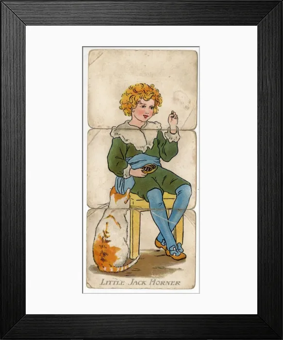 Framed Print : Little Folk Misfitz - Little Jack Horner Framed Print : Little Folk Misfitz - Little Jack Horner