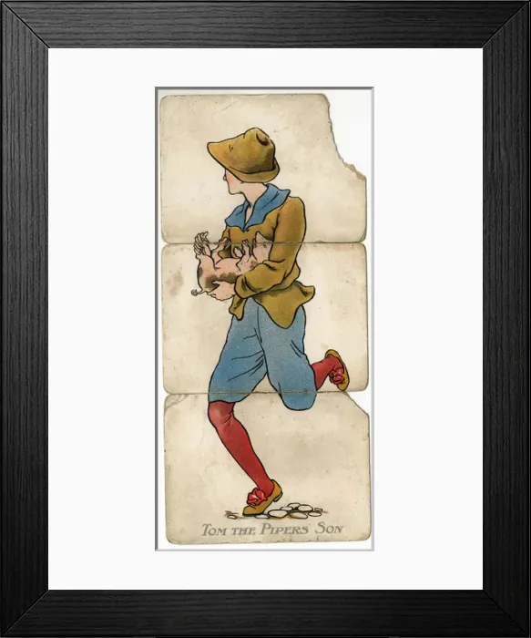 Framed Print : Little Folk Misfitz - Tom the Pipers Son Framed Print : Little Folk Misfitz - Tom the Pipers Son