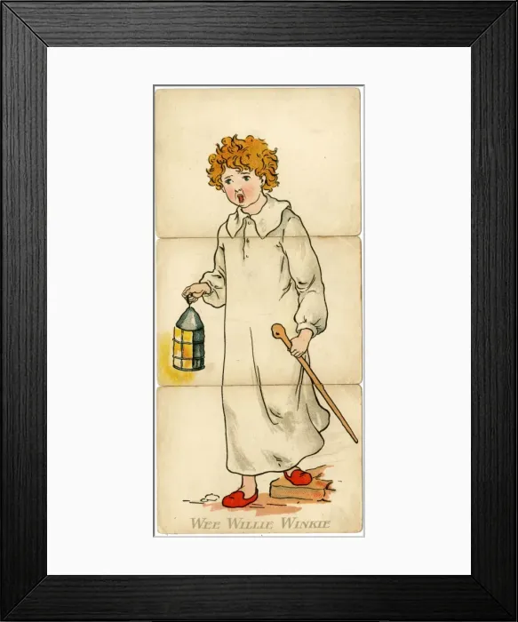 Framed Print : Little Folk Misfitz - Wee Willie Winkie Framed Print : Little Folk Misfitz - Wee Willie Winkie