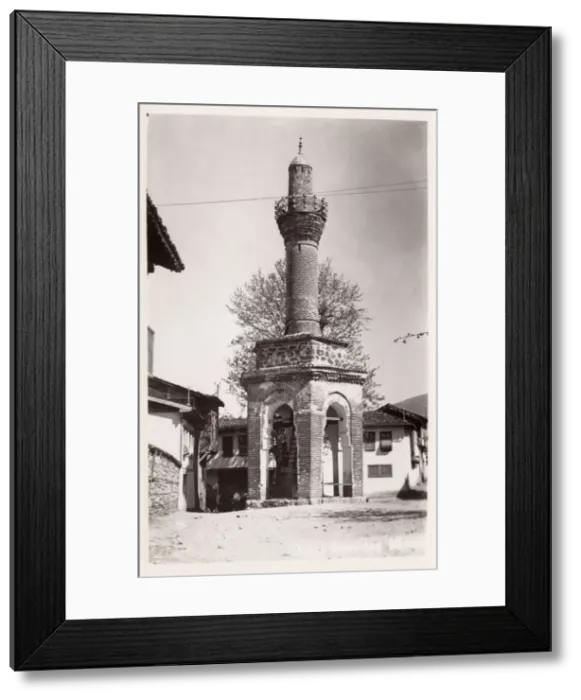 Framed Print : Beautiful small minaret from Eastern Turkey Framed Print : Beautiful small minaret from Eastern Turkey