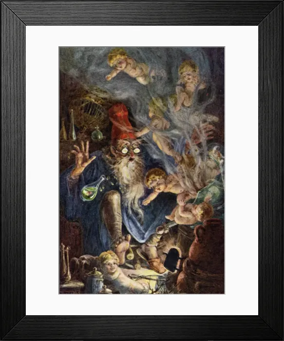 Framed Print : Illustration, More Than He Expected Framed Print : Illustration, More Than He Expected