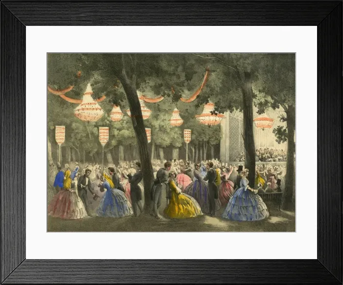 Framed Print : Paris Ball - Bal d Asnieres Framed Print : Paris Ball - Bal d Asnieres