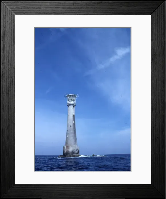 Framed Print : Sunset over Longships Lighthouse Framed Print : Sunset over Longships Lighthouse