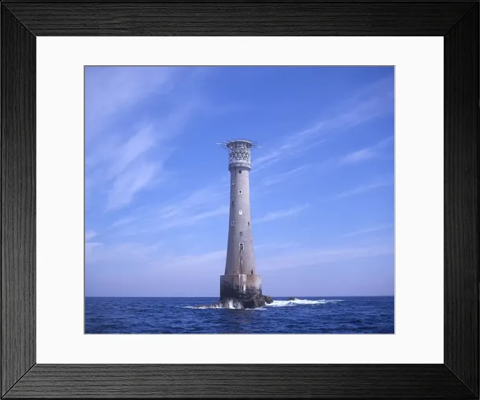 Framed Print : Bishop Rock Lighthouse, Isle of Scilly Framed Print : Bishop Rock Lighthouse, Isle of Scilly