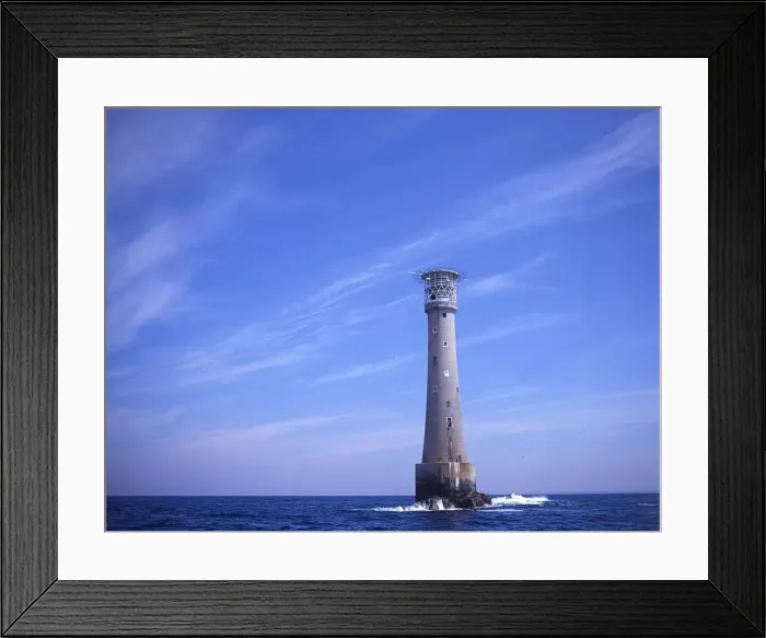 Framed Print : Bishop Rock Lighthouse, Isle of Scilly Framed Print : Bishop Rock Lighthouse, Isle of Scilly