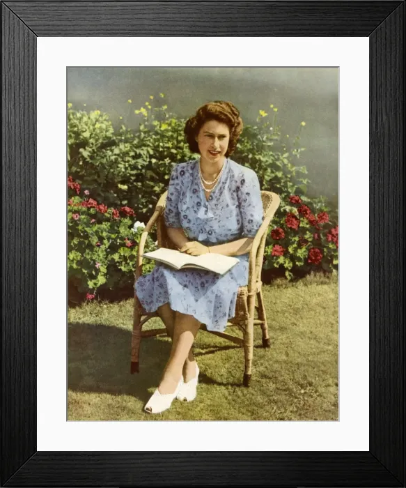 Framed Print : The Heir, Young Wife and Mother: H. R. H. Princess Elizabeth Framed Print : The Heir, Young Wife and Mother: H. R. H. Princess Elizabeth