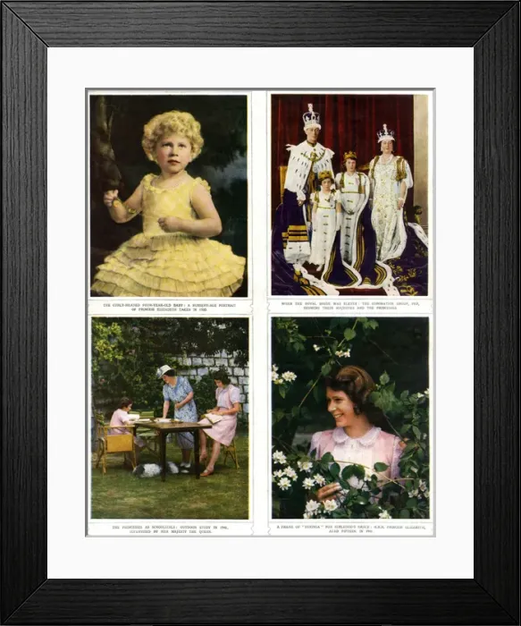 Framed Print : The Royal Brides Life-Story in Pictures Framed Print : The Royal Brides Life-Story in Pictures